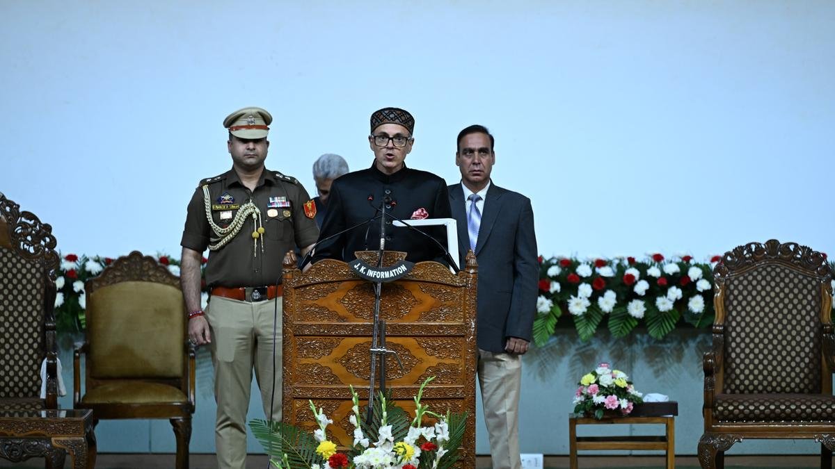 Omar Abdullah Takes Oath