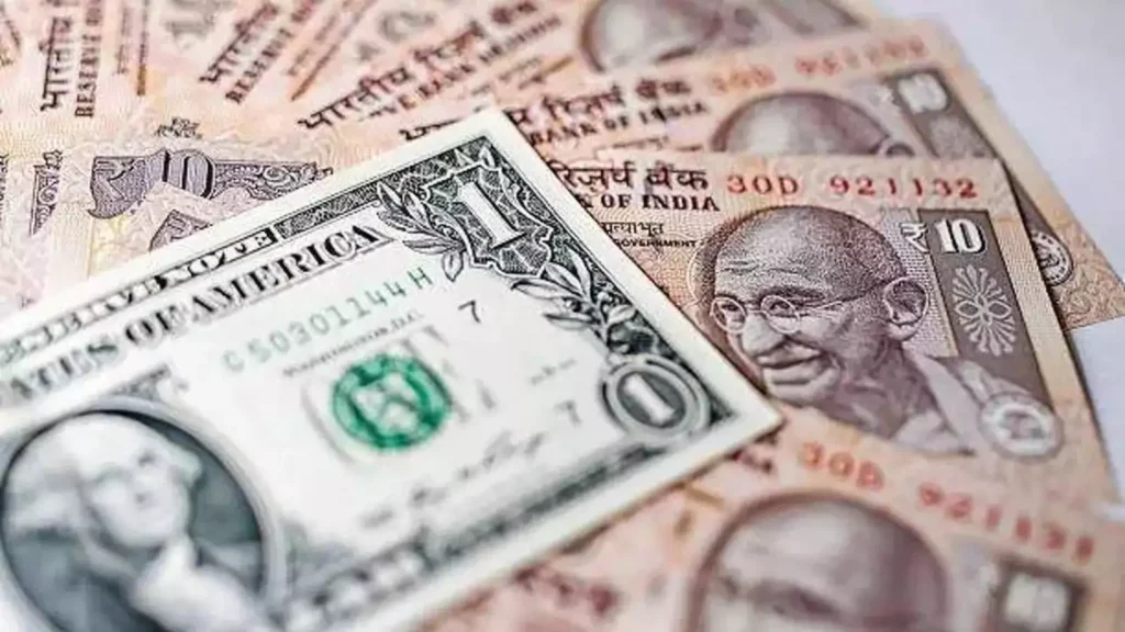 indian rupee hits record low