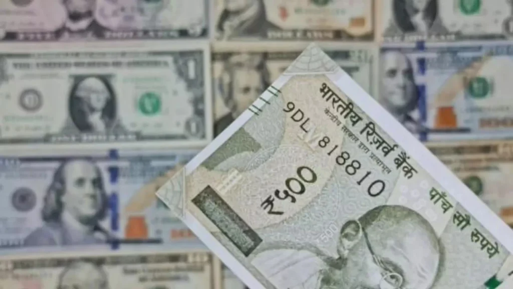 indian rupee hits record low